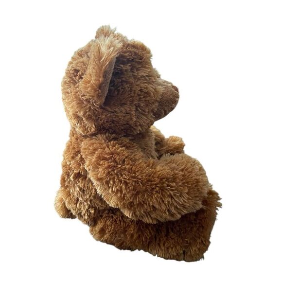 Build-A-Bear Workshop Brown Blue White Shaggy Fur Bear Plush Stuffed Animal 14" - Picture 3 of 14